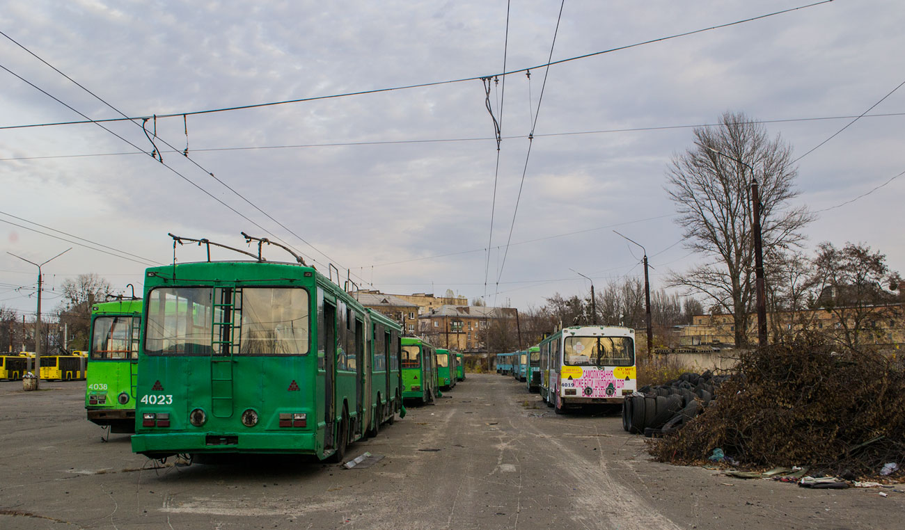 Киев, Киев-12.03 № 4023; Киев — Троллейбусные депо: Куреневское