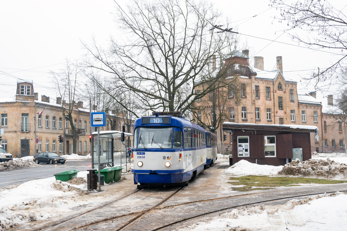 Рига, Tatra T3A № 30830; Рига — Трамвайные линии и инфраструктура