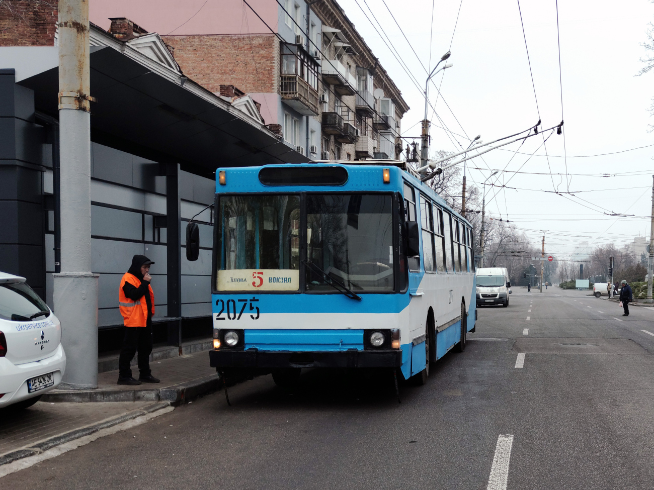 Днепр, ЮМЗ Т1Р (Т2П) № 2075