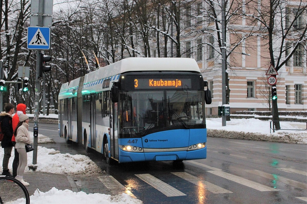 Таллин, Solaris Trollino III 18 AC № 447
