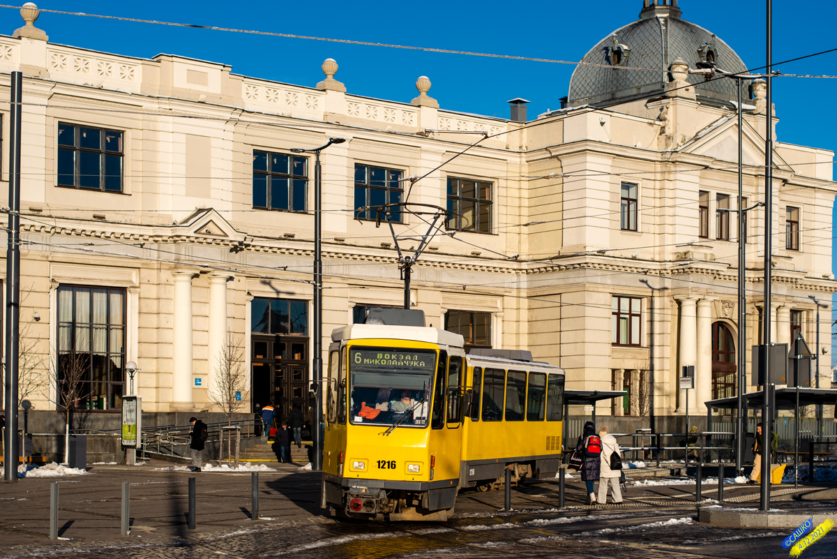 Львов, Tatra KT4DM № 1216