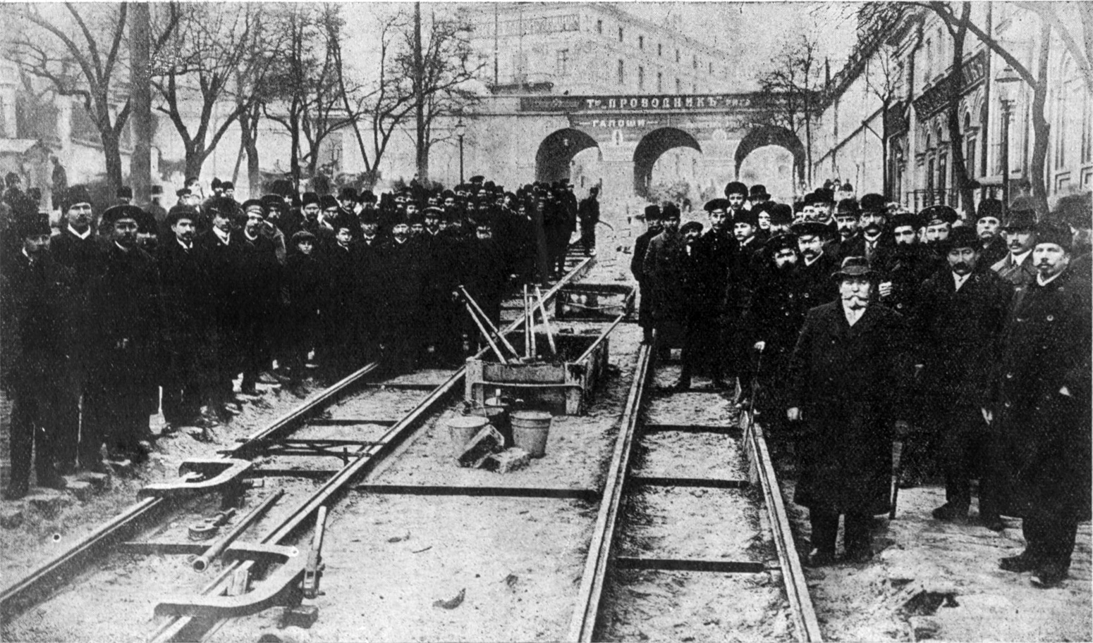 Одесса — Исторические фотографии: трамвай