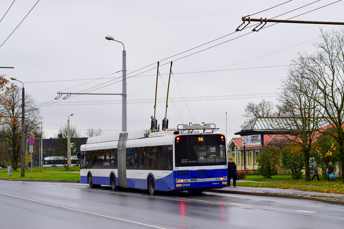 Рига, Škoda 27Tr Solaris III № 27221