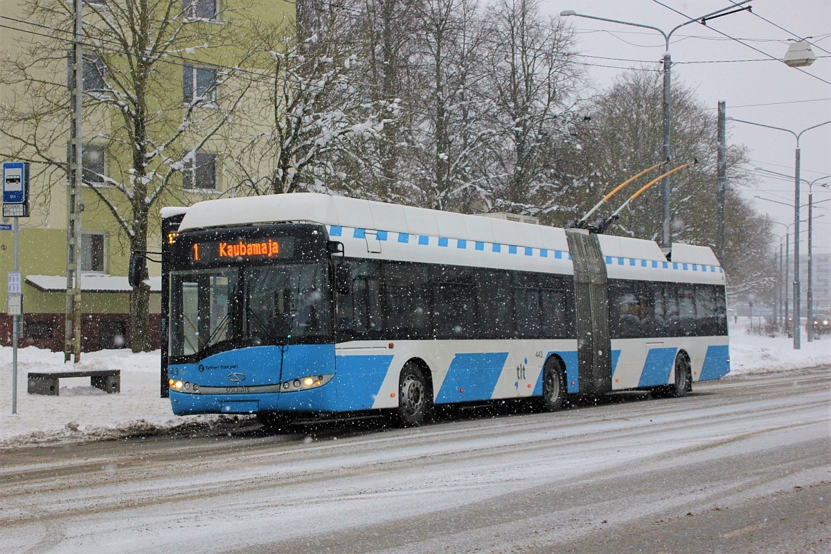 Таллин, Solaris Trollino III 18 AC № 443