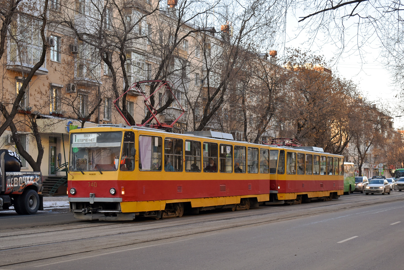 Екатеринбург, Tatra T6B5SU № 740