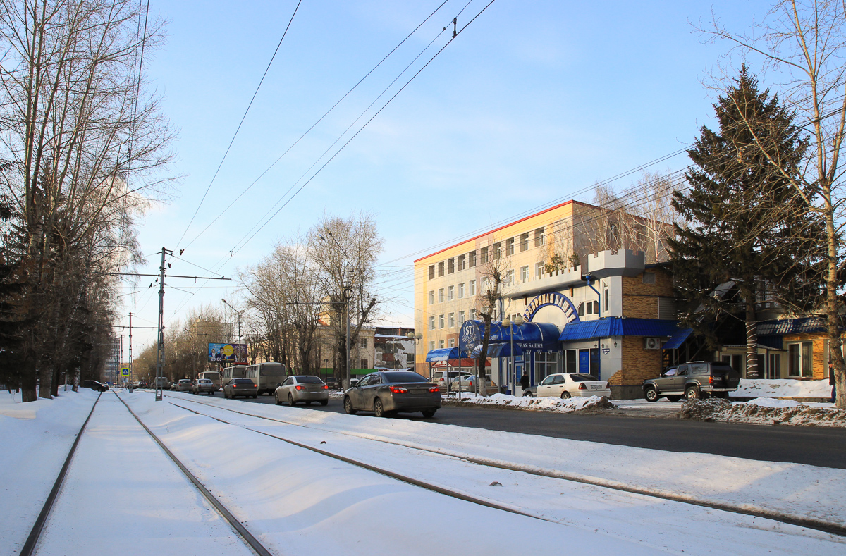 Томск — Трамвайные линии, конечные