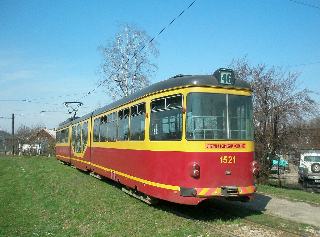 Лодзь, Duewag GT8NF № 1521
