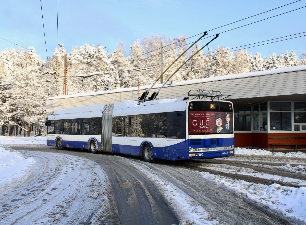 Рига, Škoda 27Tr Solaris III № 27690