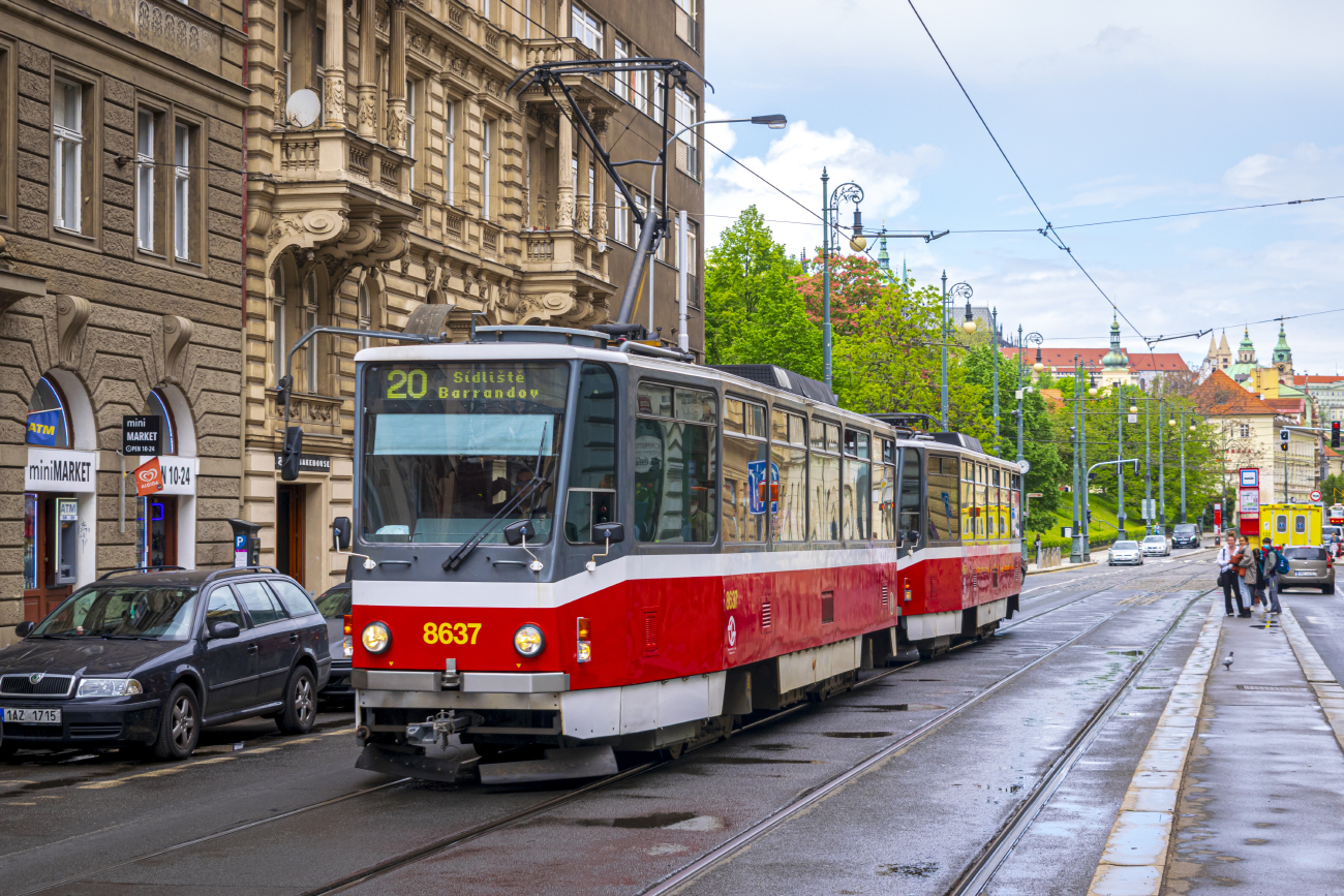 Прага, Tatra T6A5 № 8637