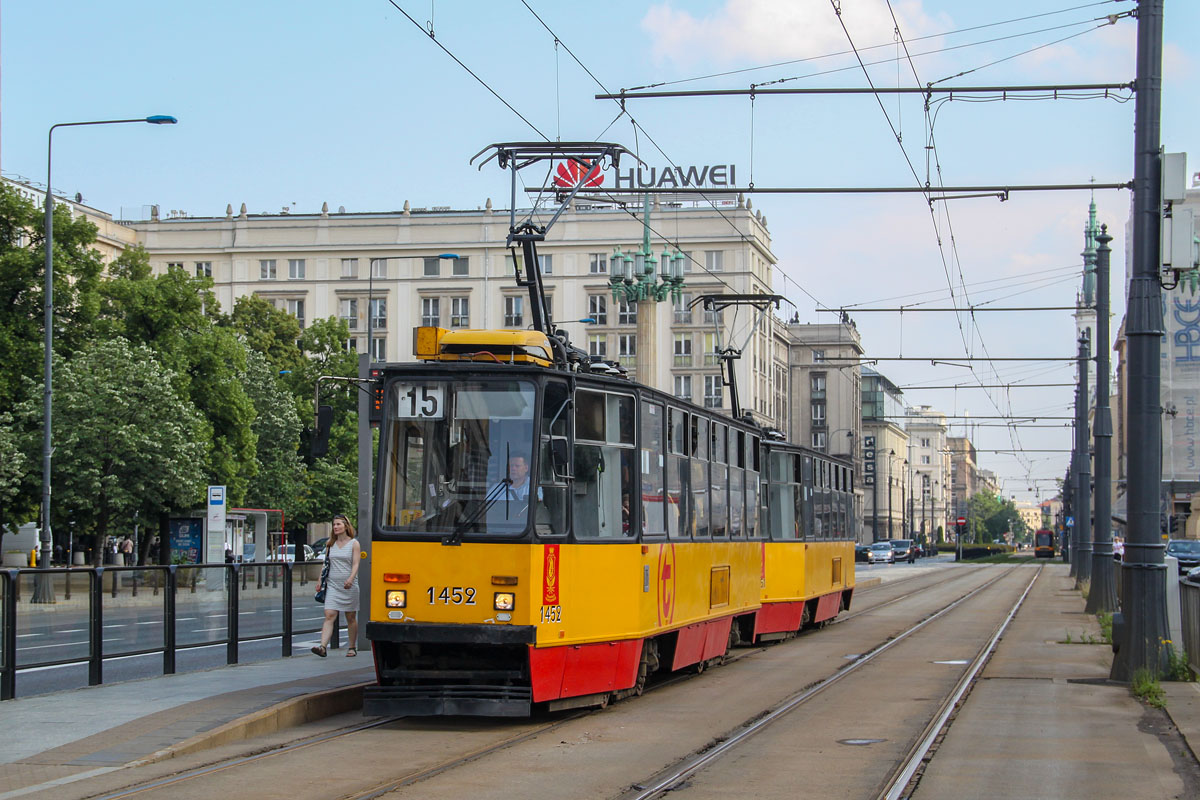 Варшава, Konstal 105Nf № 1452