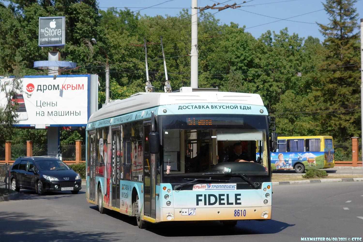 Крымский троллейбус, Тролза-5265.05 «Мегаполис» № 8610