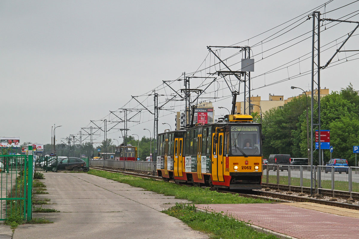 Warschau, Konstal 105N2k Nr. 2062