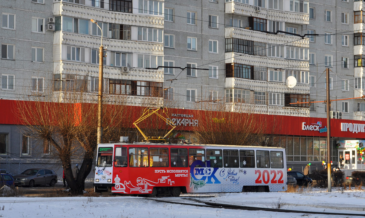 Омск, 71-605ЭП № 186