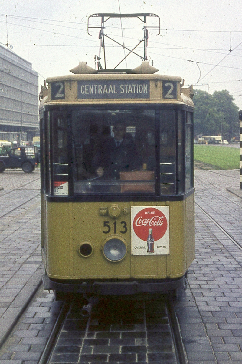 Роттердам, Четырёхосный моторный Werkspoor № 513; Роттердам — Старые фотографии
