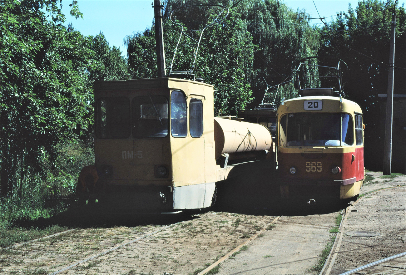 Kharkiv, MTV-82 N°. ПМ-5; Kharkiv, Tatra T3SU N°. 969