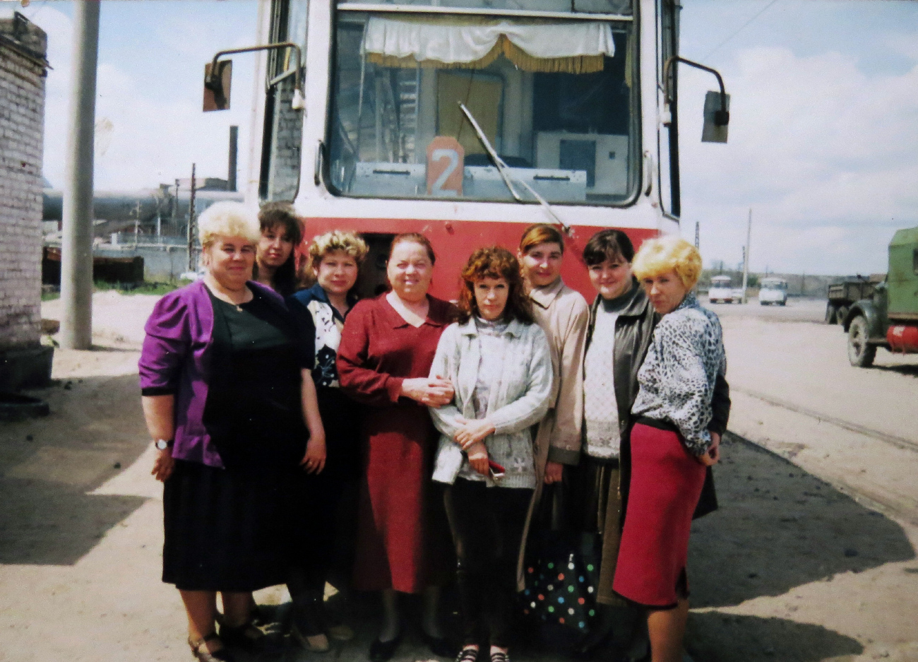 Temirtau — Miscellaneous photos; Temirtau — Workers electric transport