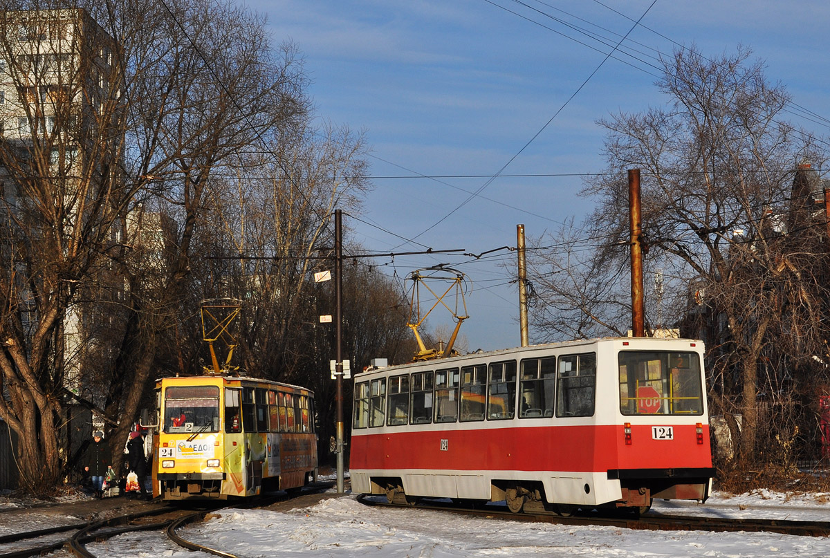 Омск, 71-605ЭП № 124 Омск, 71-605ЭП № 124