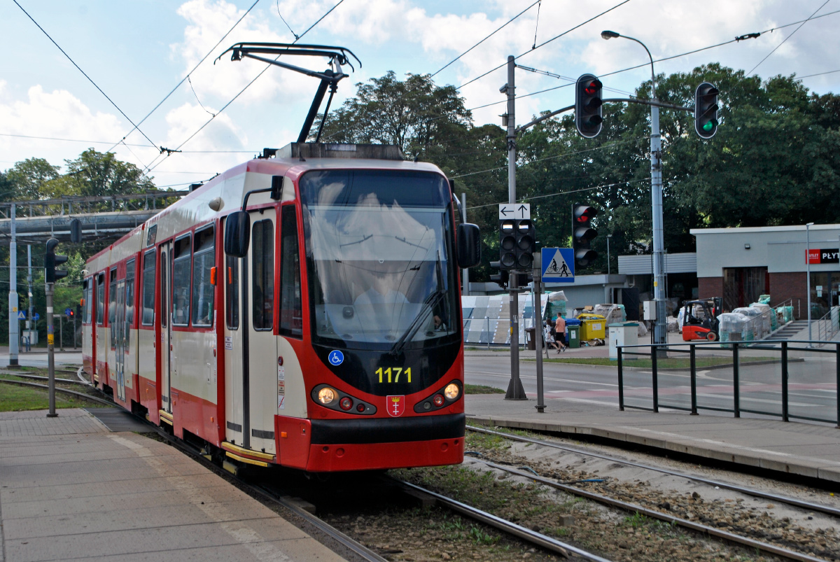 Gdańsk, Duewag N8C-MF 18 Br. 1171