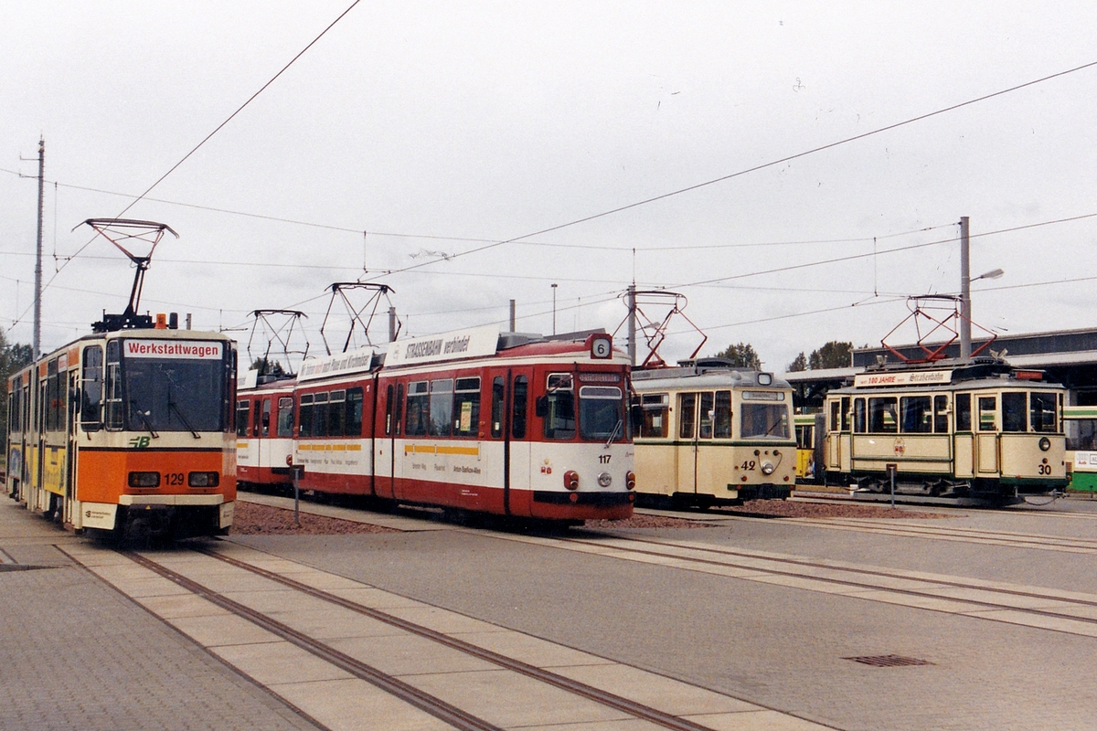 Бранденбург-на-Хафеле, Tatra KT4D № 129; Бранденбург-на-Хафеле, Rastatt GT4 № 117