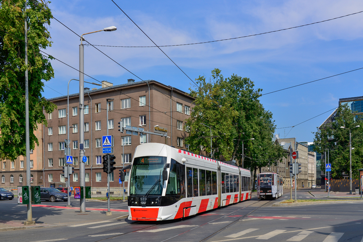 Таллин, CAF Urbos AXL № 519