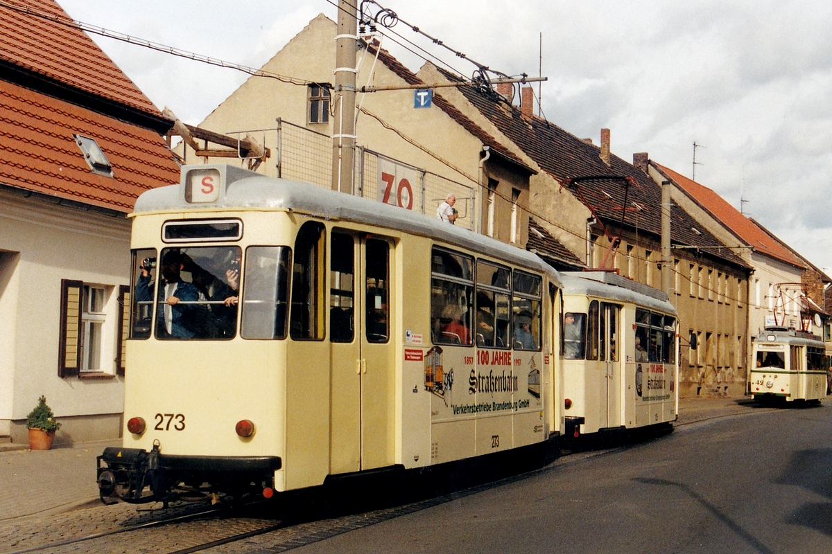 Бранденбург-на-Хафеле, Gotha B2D (Tatra) № 273; Бранденбург-на-Хафеле — Пригородная линия на Кирхмёзер (закрыта 28.09.2002)
