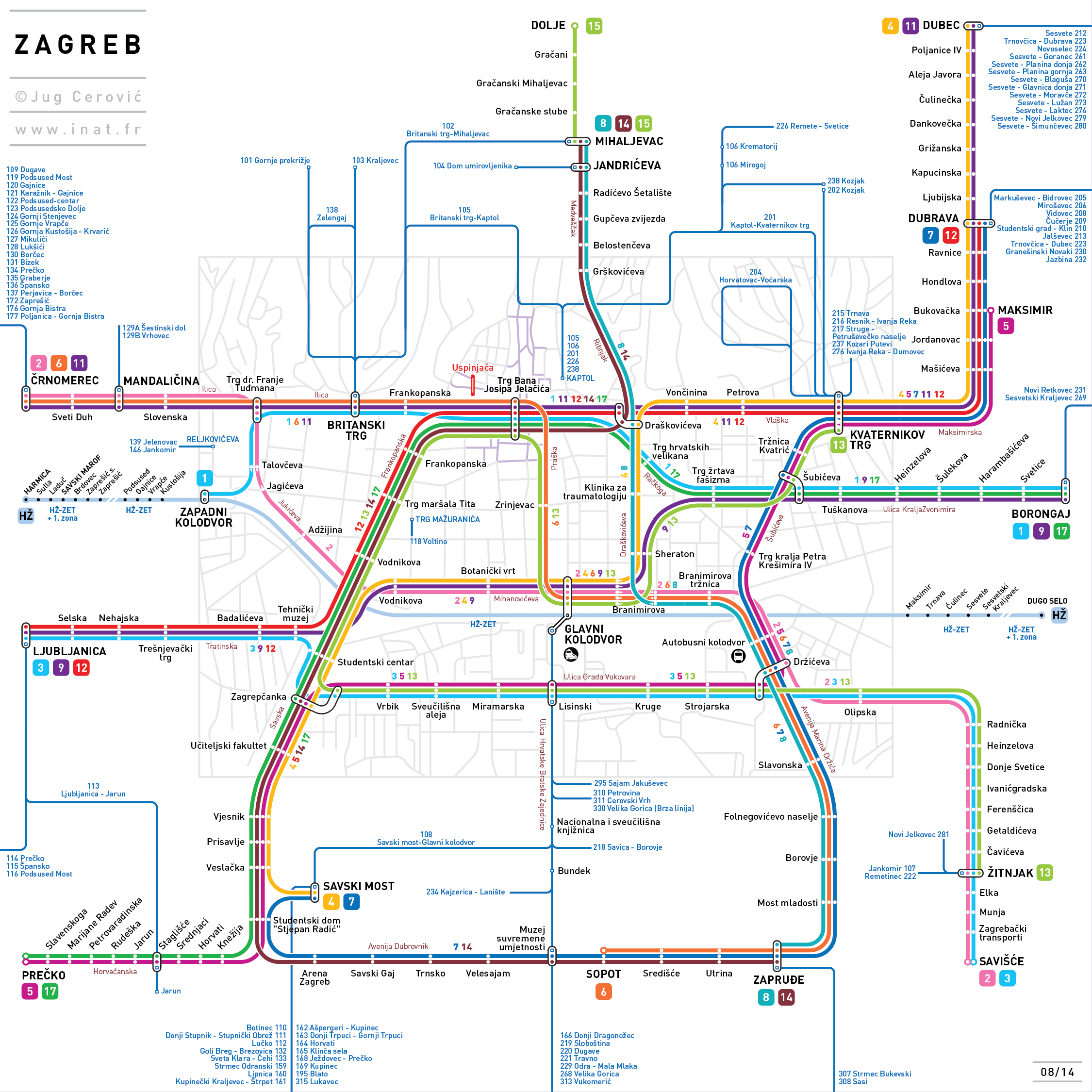 Zagreb — Maps