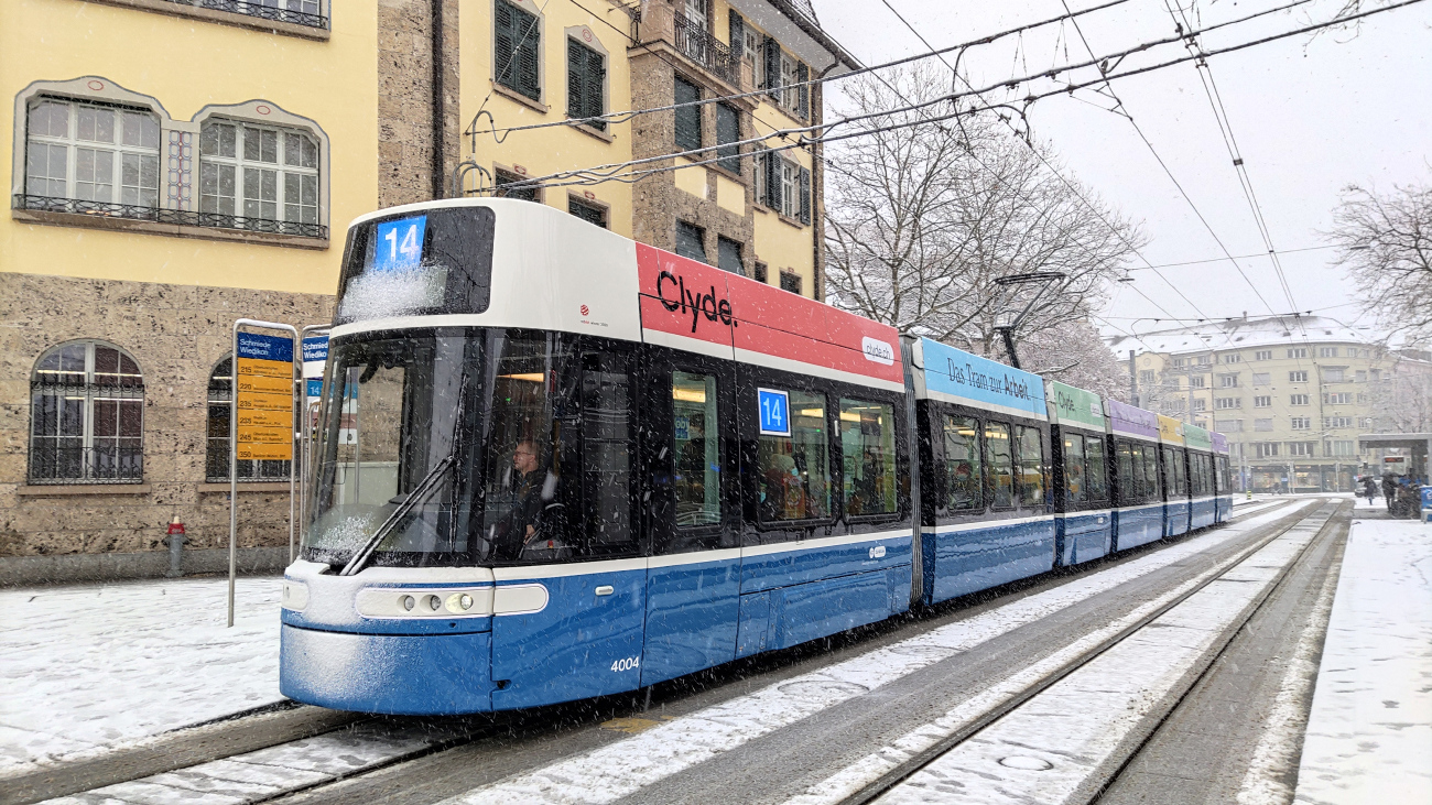 Цюрих, Bombardier Flexity Zürich № 4004