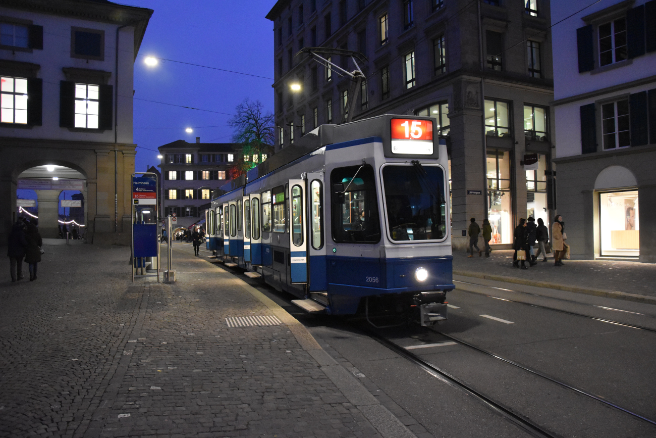 Цюрих, SWP/SIG/BBC Be 4/6 "Tram 2000" № 2056