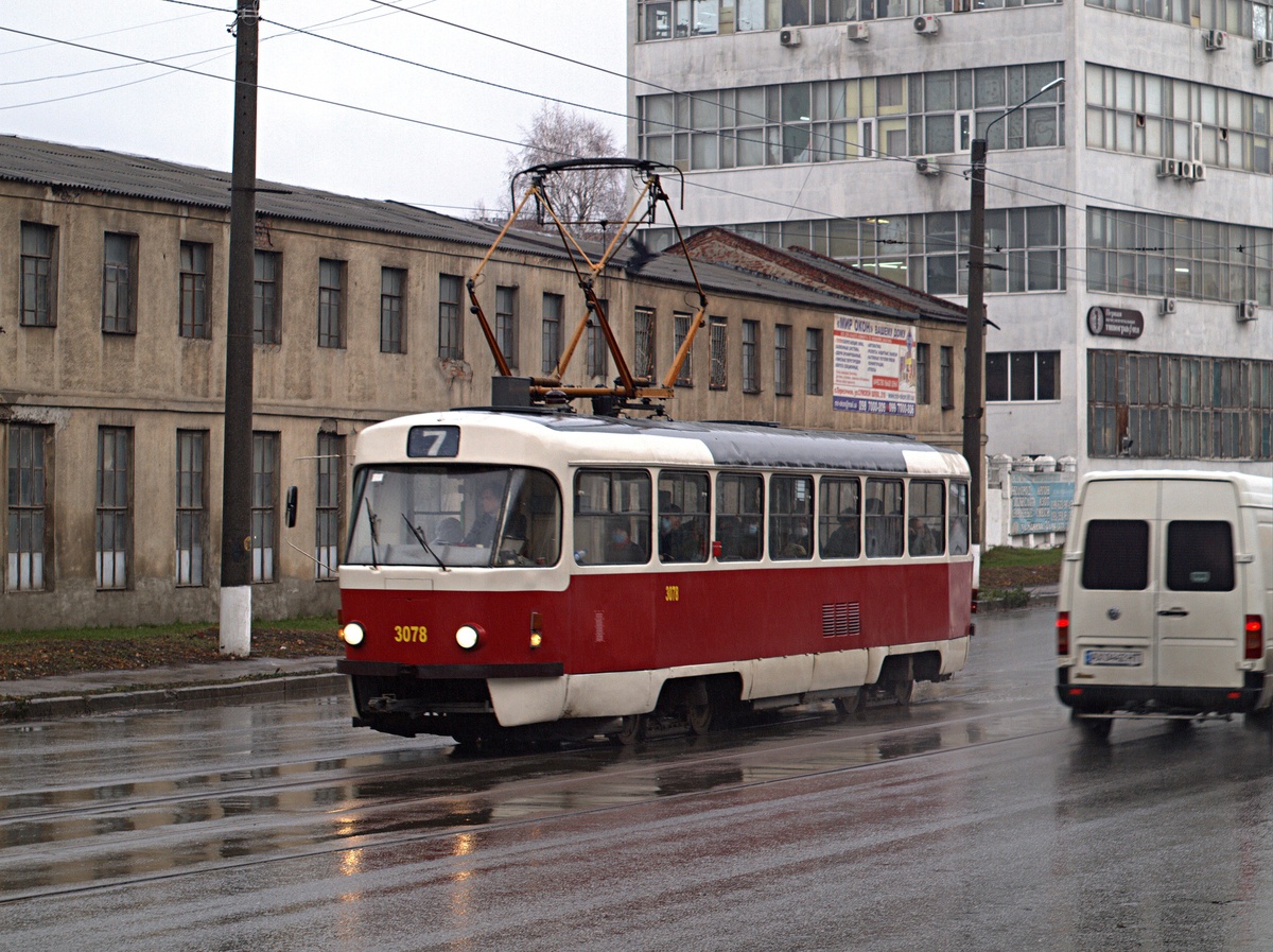 Харьков, Tatra T3SUCS № 3078
