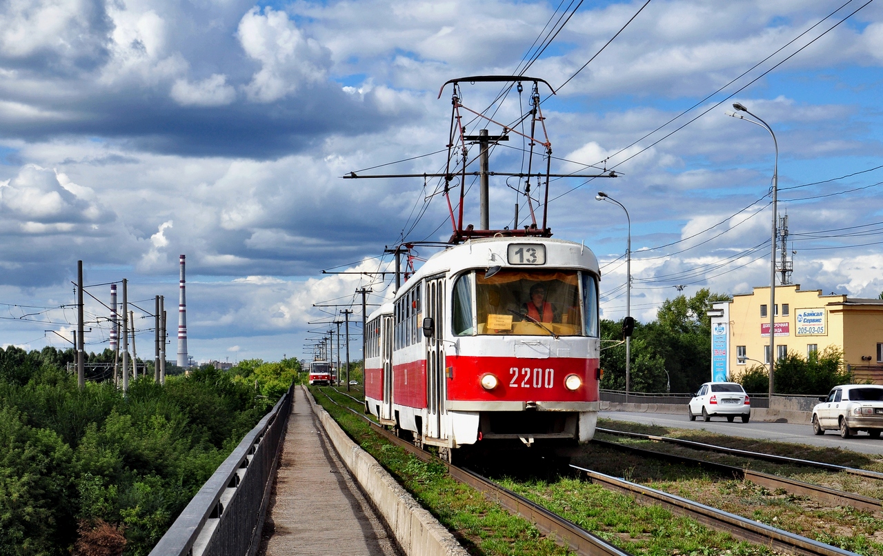 Самара, Tatra T3SU (двухдверная) № 2200