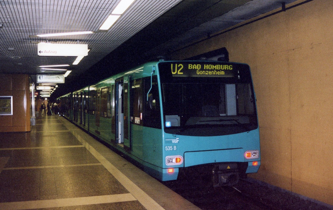 Frankfurt am Main, Duewag U4 № 535
