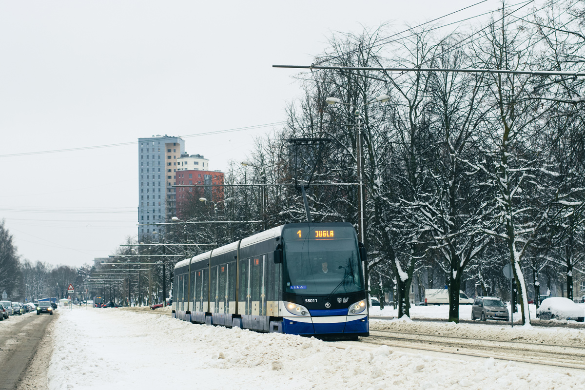 Рига, Škoda 15T1 ForCity Alfa Riga № 58011