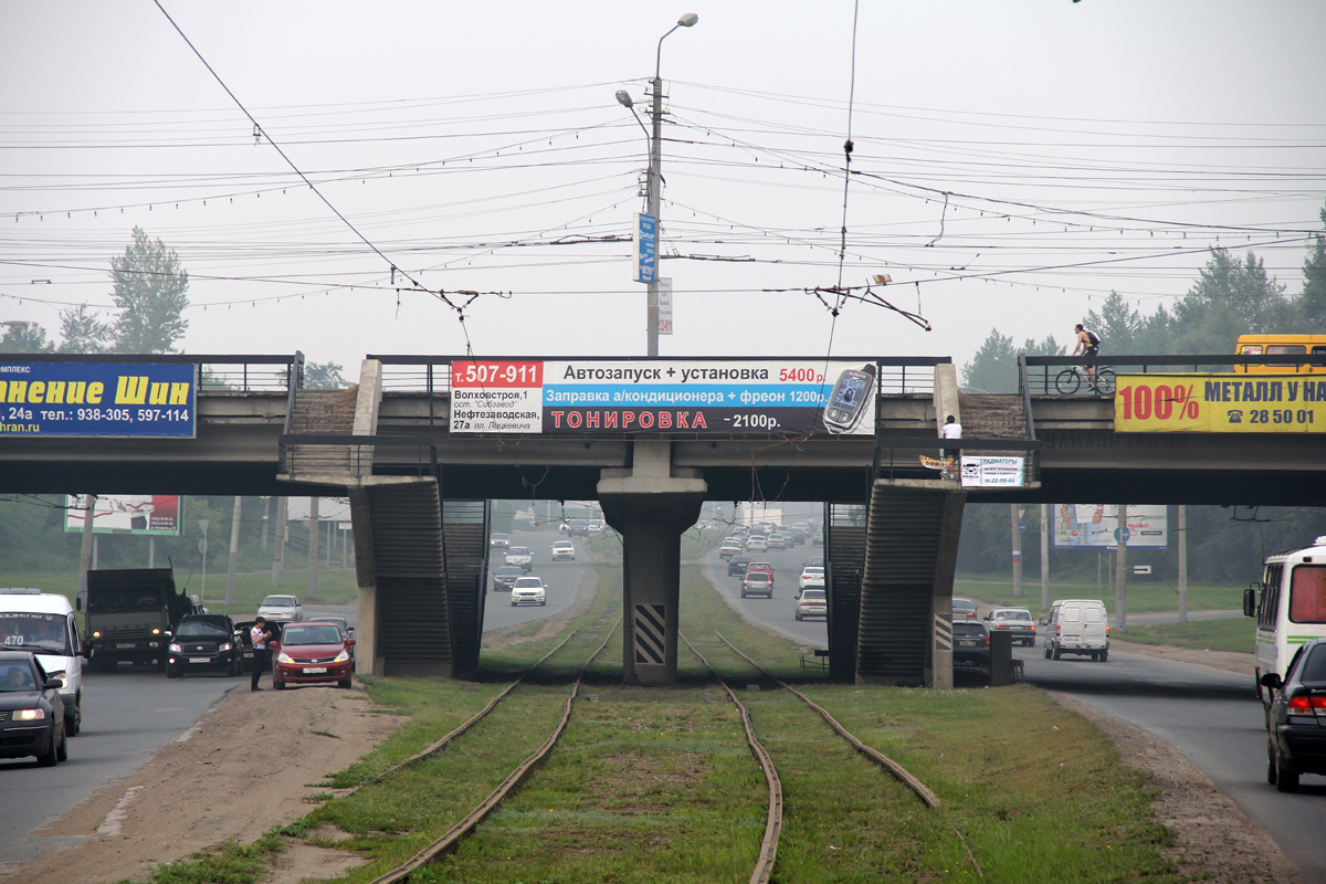 Омск — Закрытые трамвайные линии; Омск — Трамвайные линии — Левобережье / 10-й маршрут (демонтировано)