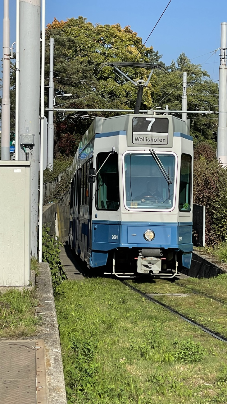 Цюрих, SWP/SIG/BBC Be 4/6 "Tram 2000" № 2091
