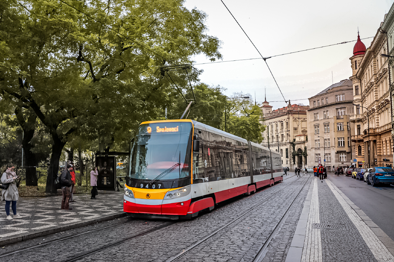 Прага, Škoda 15T6 ForCity Alfa Praha № 9407