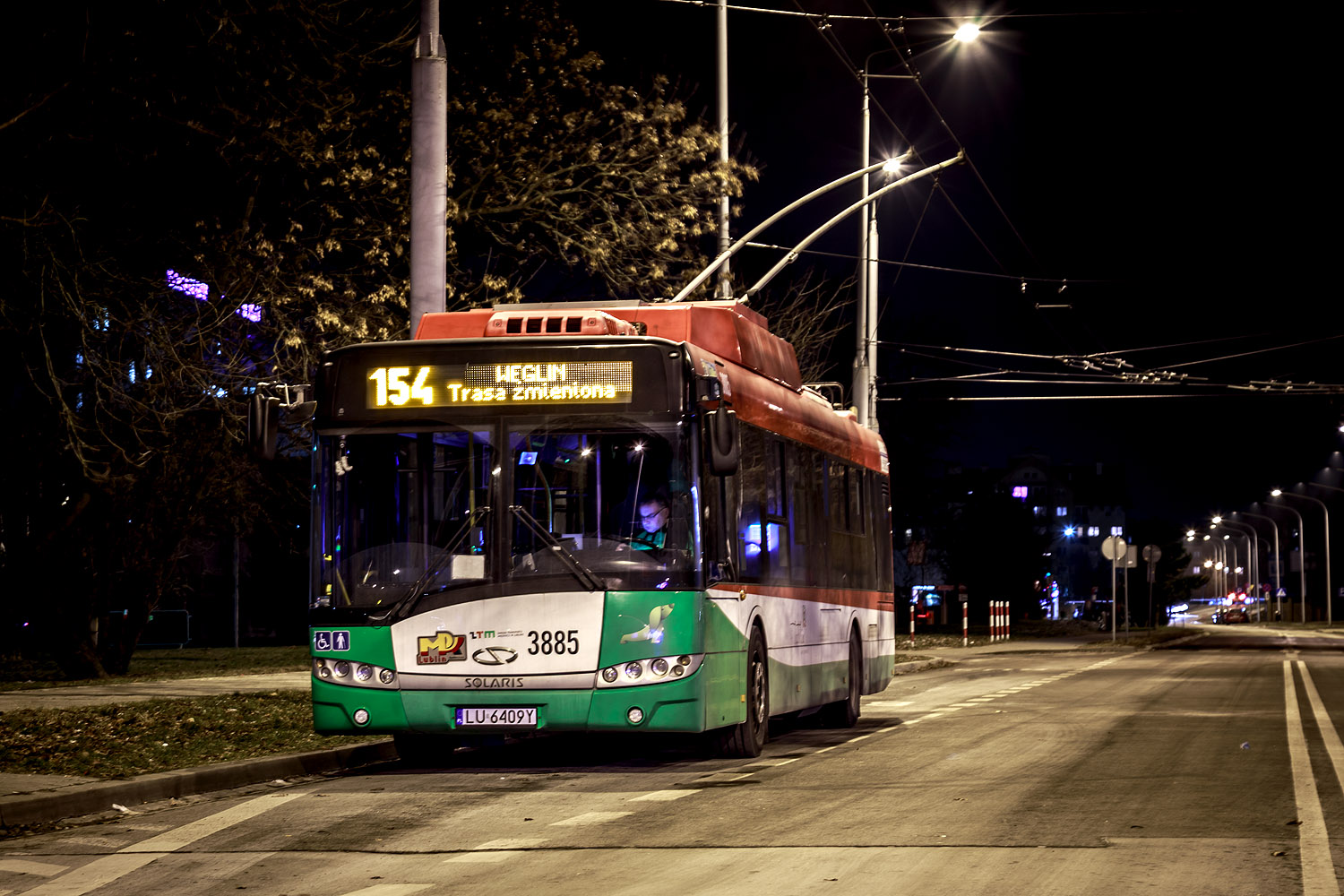 Люблин, Solaris Trollino III 12 M № 3885