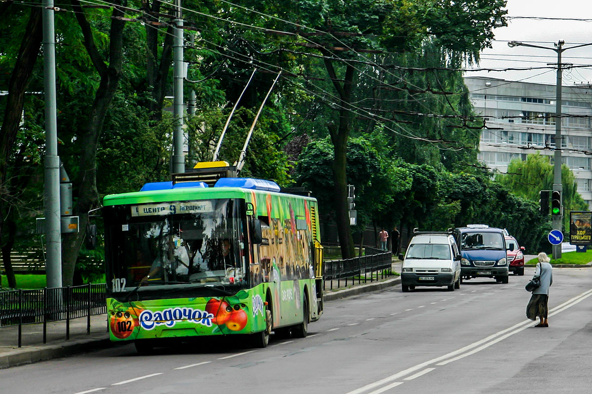Lvov, LAZ E183D1 — 102 Lvov, LAZ E183D1 — 102