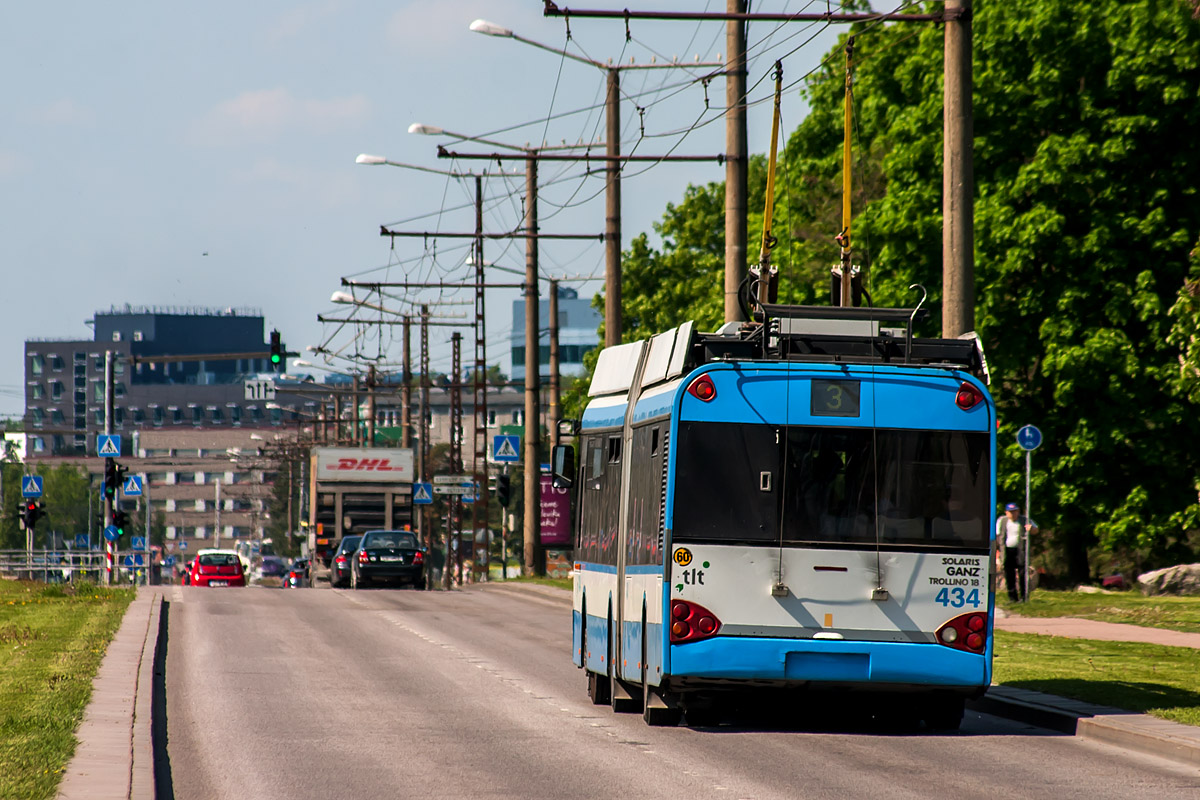 Tallinn, Solaris Trollino II 18 Ganz N°. 434