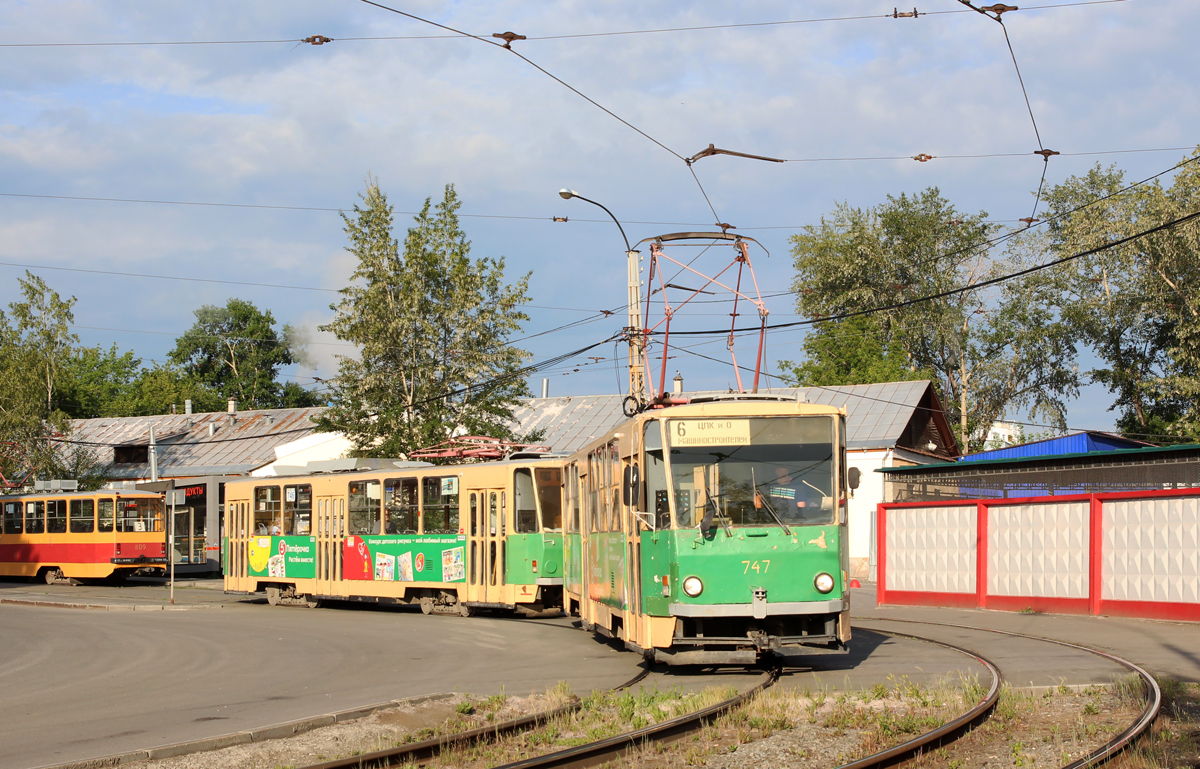 Екатеринбург, Tatra T6B5SU № 747