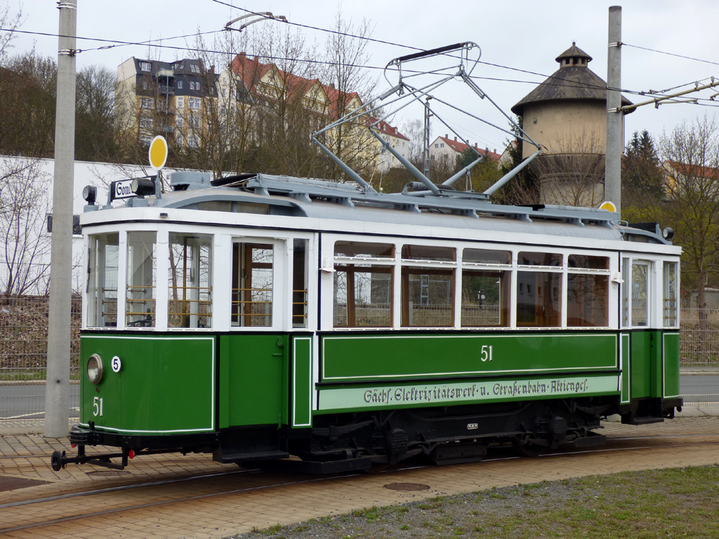 Plauen, MAN/SSW 2-axle motor car # 51