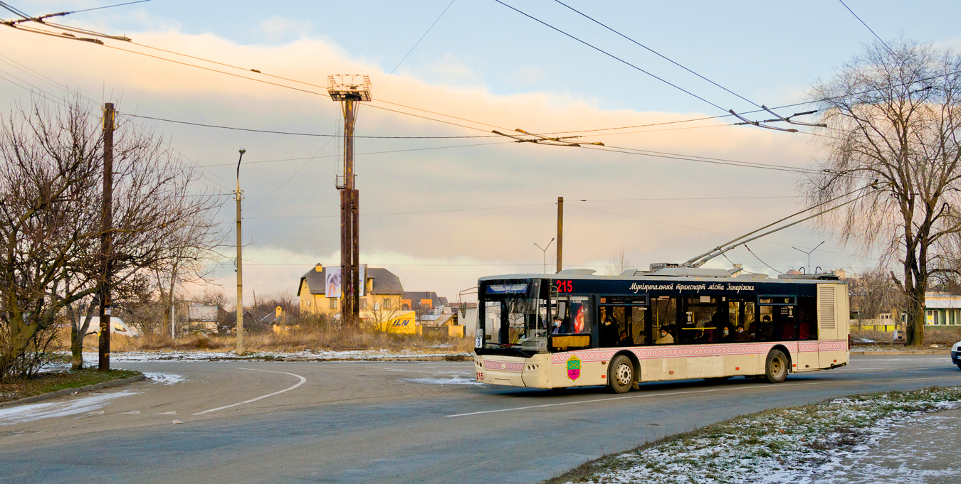 Запорожье, ЛАЗ E183D1 № 215