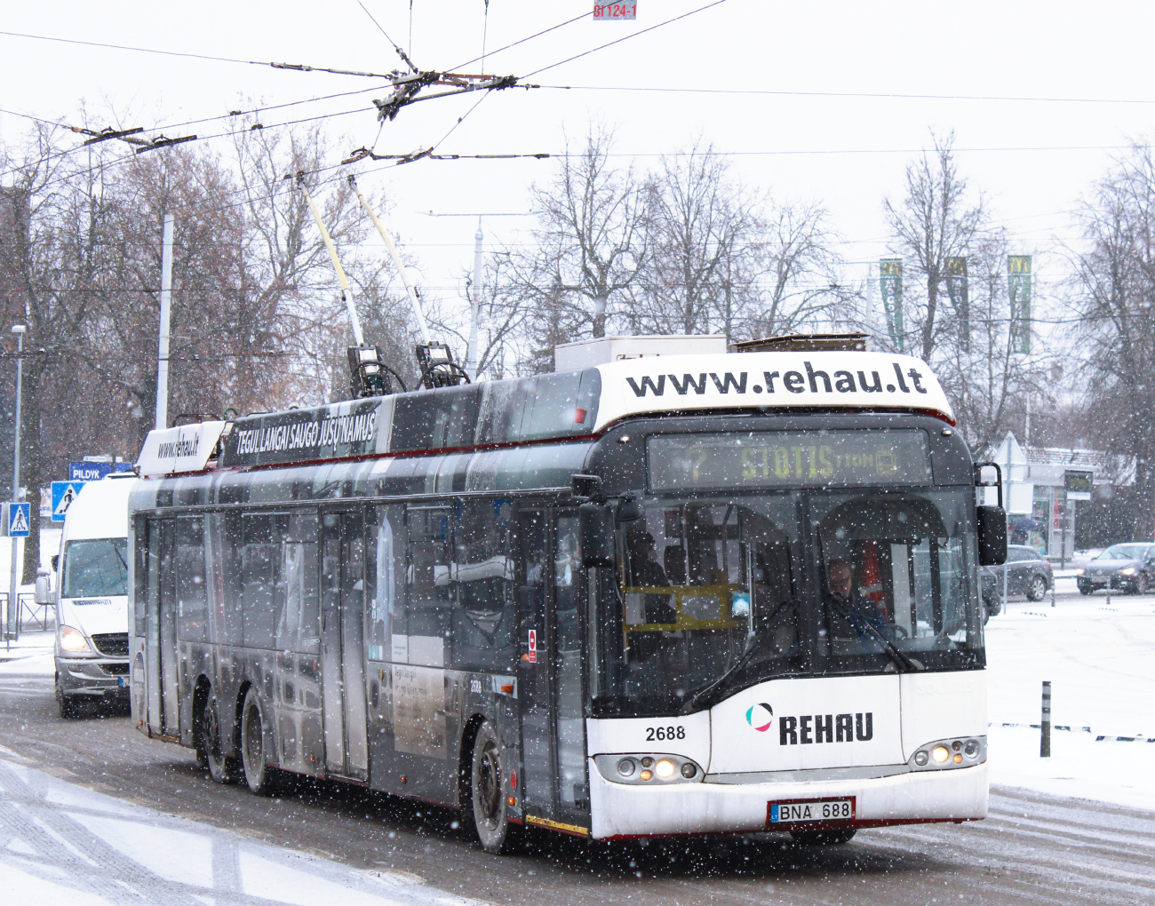 Вильнюс, Solaris Trollino II 15 AC № 2688