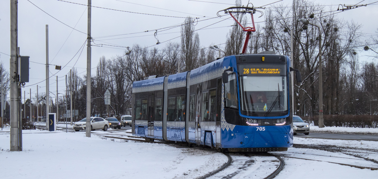 Киев, PESA 71-414К-2 (Fokstrot) № 705