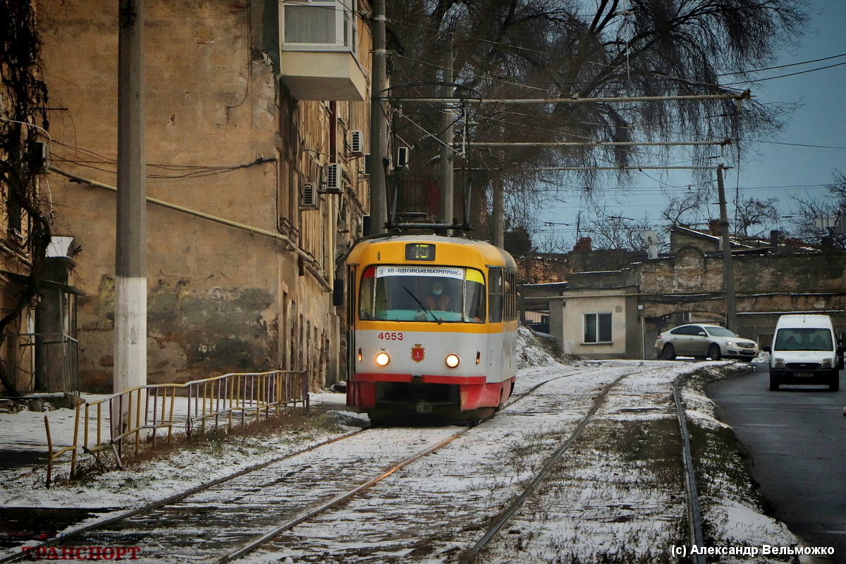 Одесса, Tatra T3R.P № 4053