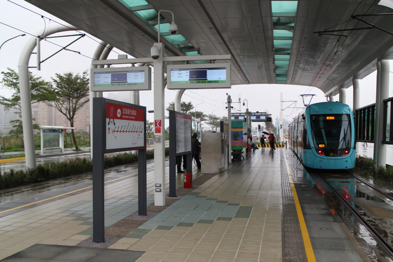 Тайбэй, Xingwuzhe 行武者号 № 103; Тайбэй — Трамвайные линии: V — Трамвай Даньхай（淡海輕軌）