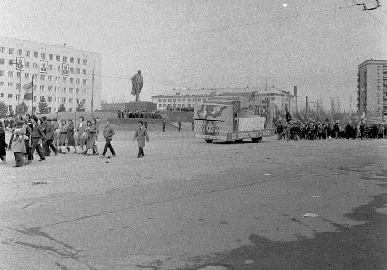 Aktobe — Old Photos; Aktobe — Trolleybus Lines and Infrastructure