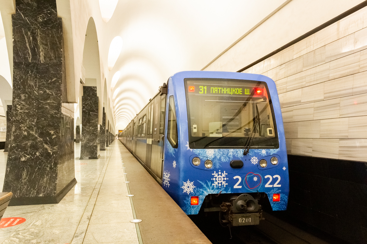 Москва, 81-740.4 «Русич» № 0201