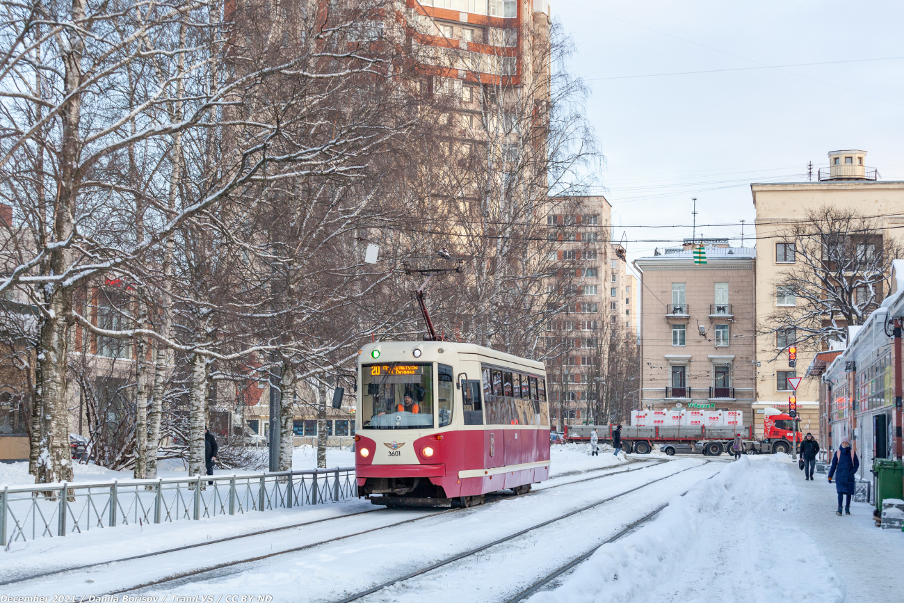 Санкт-Петербург, ЛМ-68М2 (мод. СПб ГЭТ) № 3601