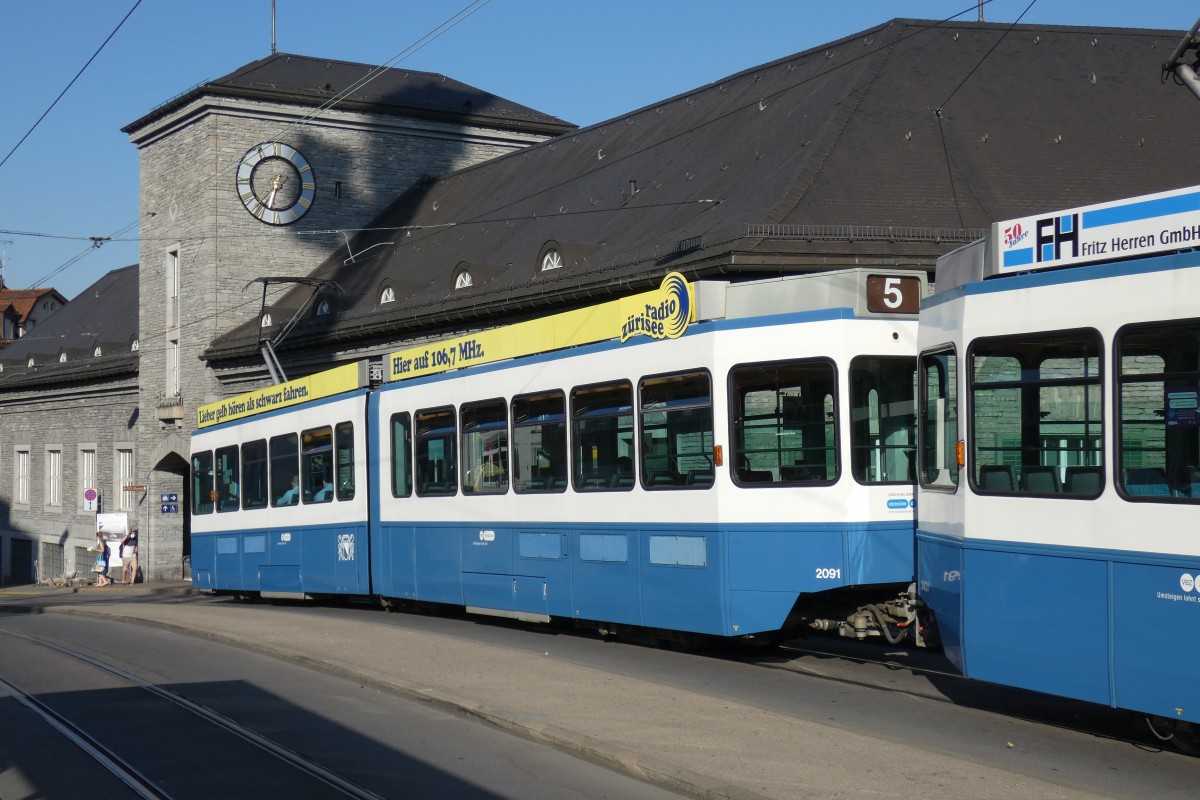 Цюрих, SWP/SIG/BBC Be 4/6 "Tram 2000" № 2091