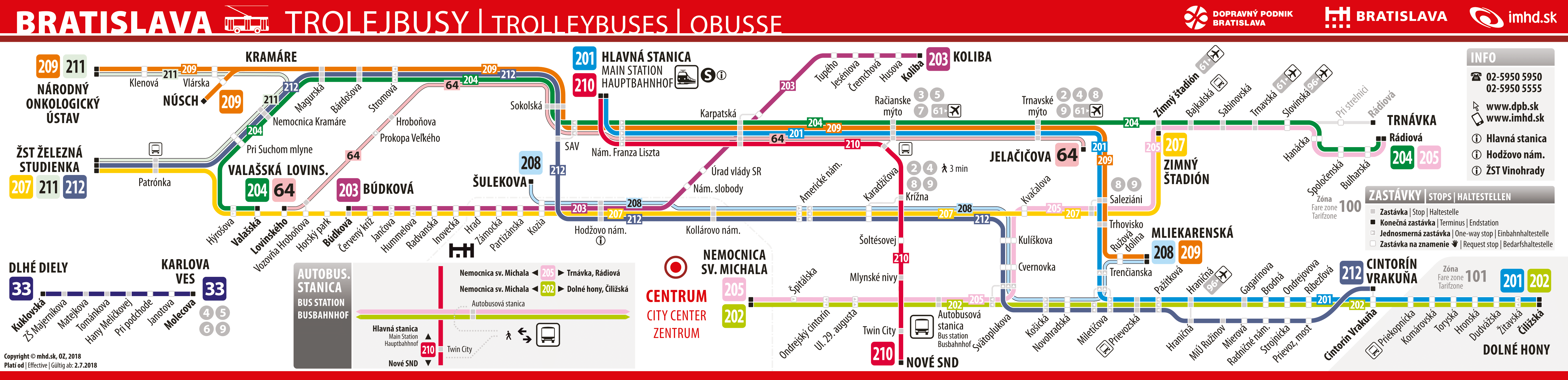 Bratysława — Maps